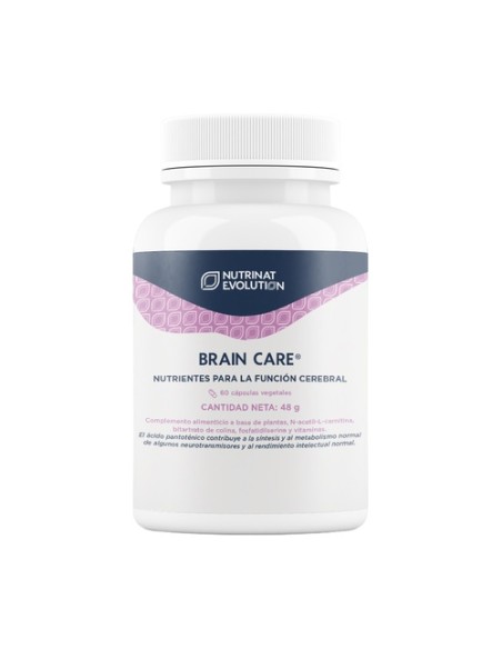 Brain care función cerebral 60 cápsulas vegetales Nutrinat Evolution