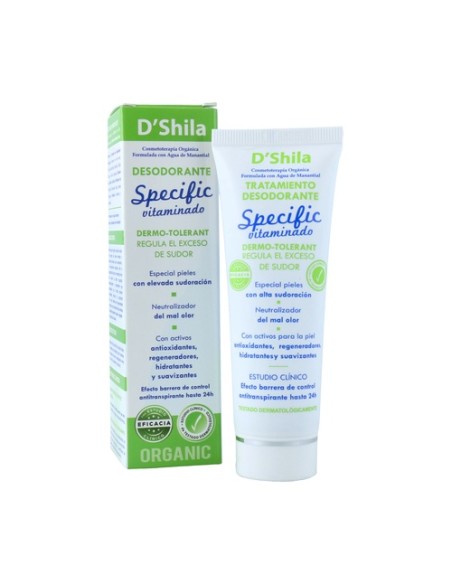 Crema desodorante Specific 50 ml de crema D'Shila