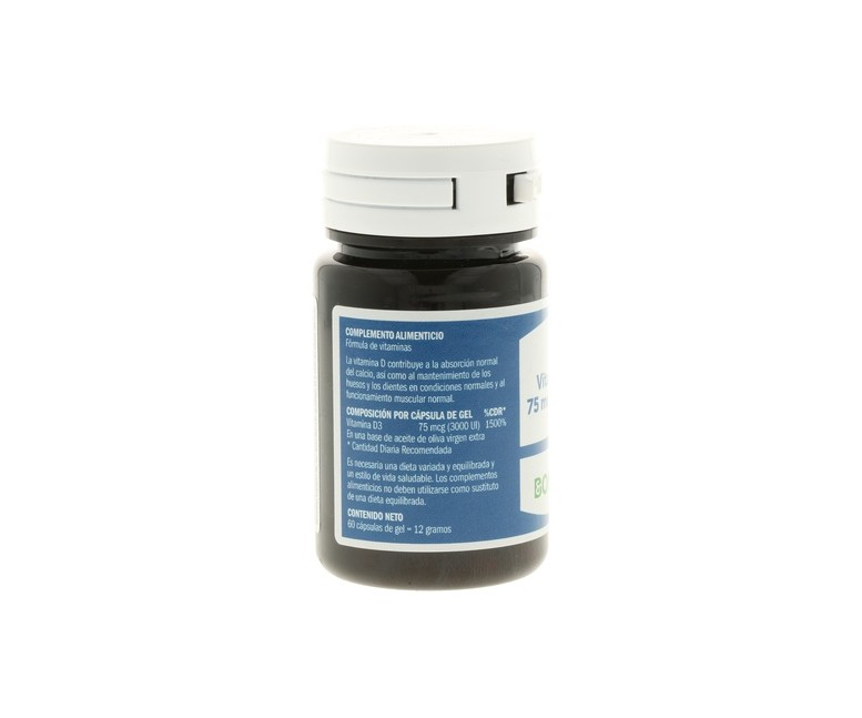 Vitamina D3 3000 UI 60 cápsulas de 75μg Bonusan