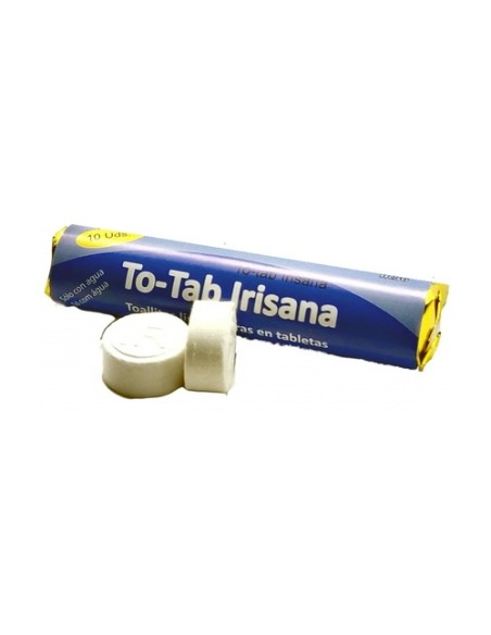Toallitas limpiadoras tabletas 10 unidades Irisana