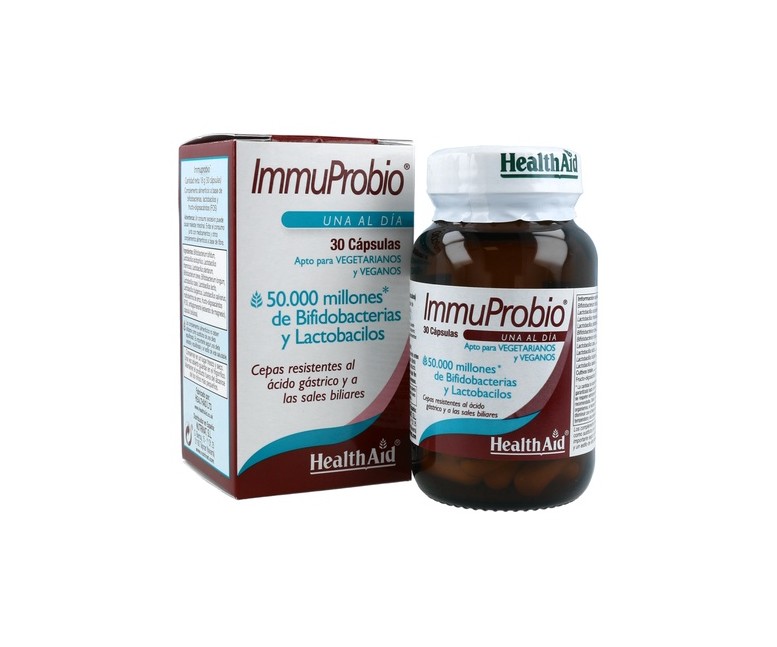 ImmuProbio 30 cápsulas vegetales Health Aid