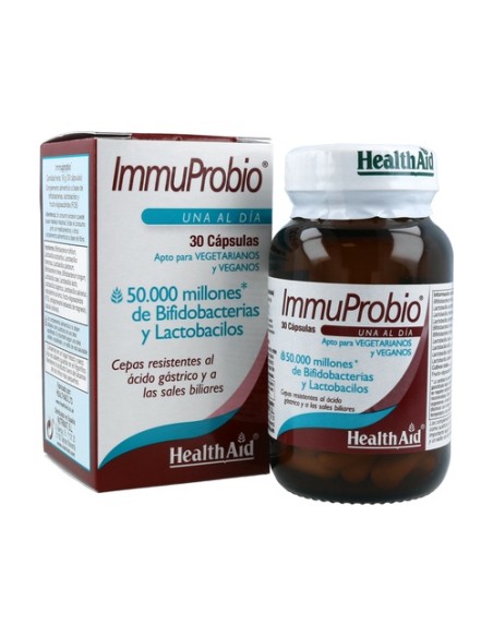 ImmuProbio 30 cápsulas vegetales Health Aid