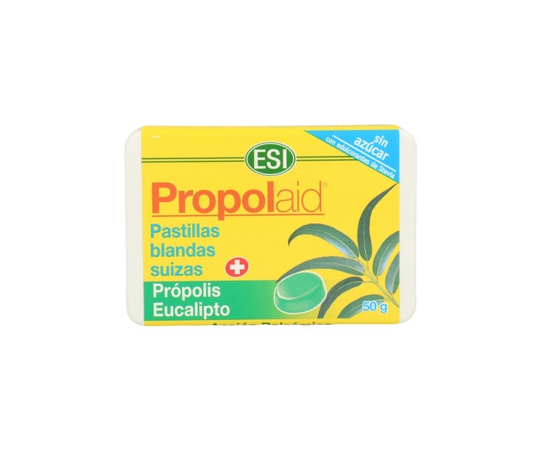Propolaid Pastillas blandas suizas de própolis y eucalipto 50 g ESI