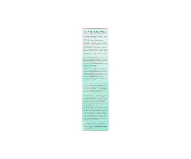Crema Manos, Uñas, Cutículas y Pies Omega 6 250 ml de crema D'Shila