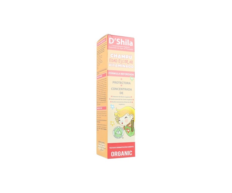 Champú Vitaminado Especial Edad Escolar 250 ml D'Shila