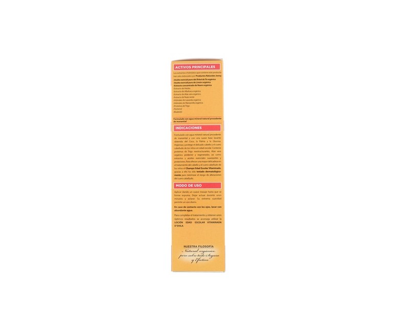 Champú Vitaminado Especial Edad Escolar 250 ml D'Shila