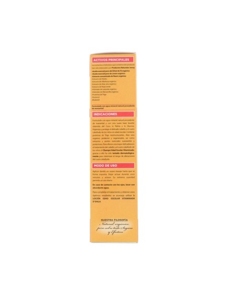 Champú Vitaminado Especial Edad Escolar 250 ml D'Shila