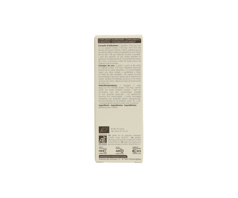Aceite esencial de Menta de Campo 10 ml Pranarom