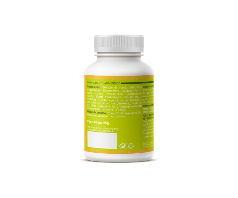 Reishi 90 cápsulas de 500mg Sotya