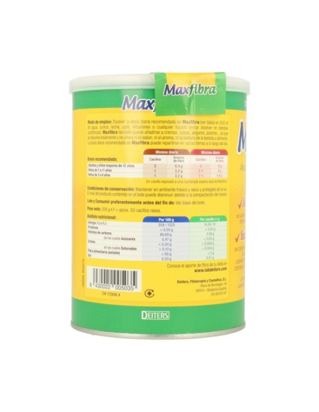Maxfibra 200 g de polvo Deiters