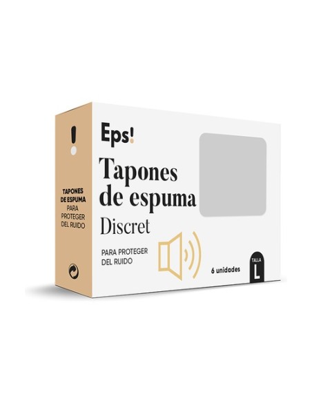 Tapón Espuma Discret 6 unidades Deiters