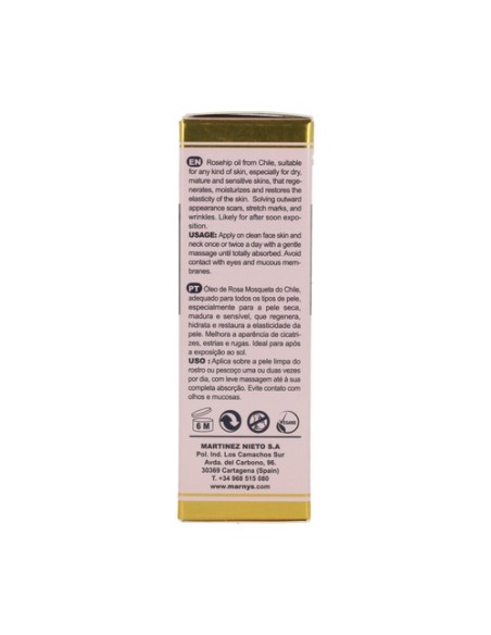 Aceite De Rosa Mosqueta Con Pipeta 30 ml de aceite esencial MARNYS®