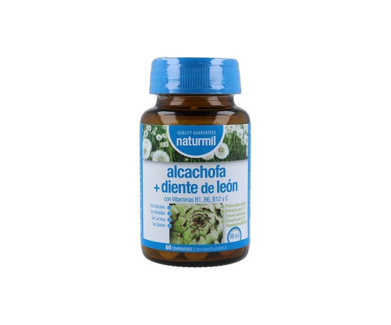 Alcachofa con Diente León 60 comprimidos (1g) Naturmil
