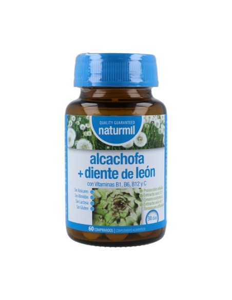Alcachofa con Diente León 60 comprimidos (1g) Naturmil