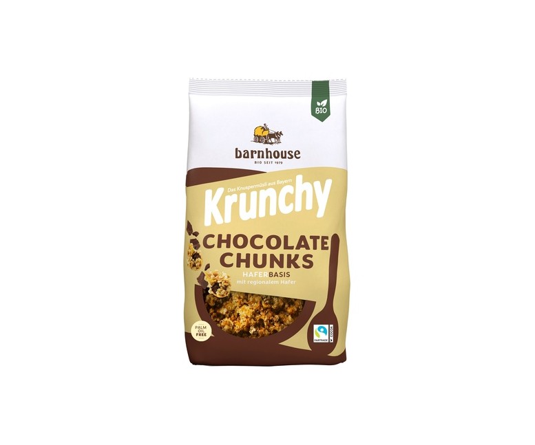 Muesli Krunchy Chocolate Chunks 500 g Barnhouse