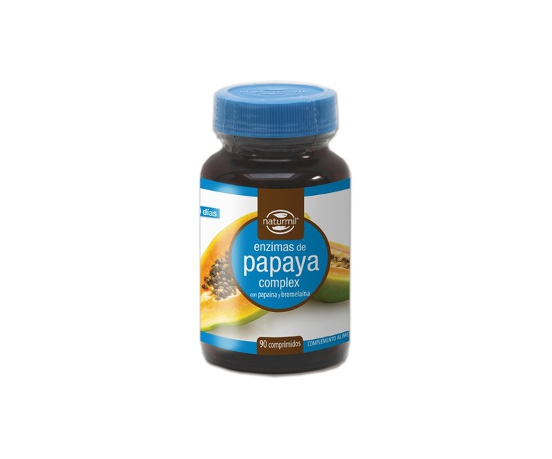 Enzimas de papaya complex 90 comprimidos Naturmil