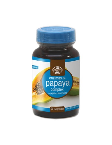 Enzimas de papaya complex 90 comprimidos Naturmil