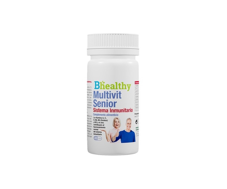 Multivit senior, sistema inmune 45 cápsulas Bhealthy