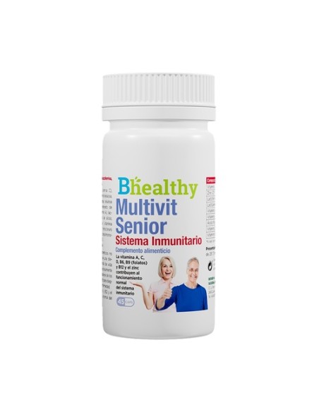 Multivit senior, sistema inmune 45 cápsulas Bhealthy
