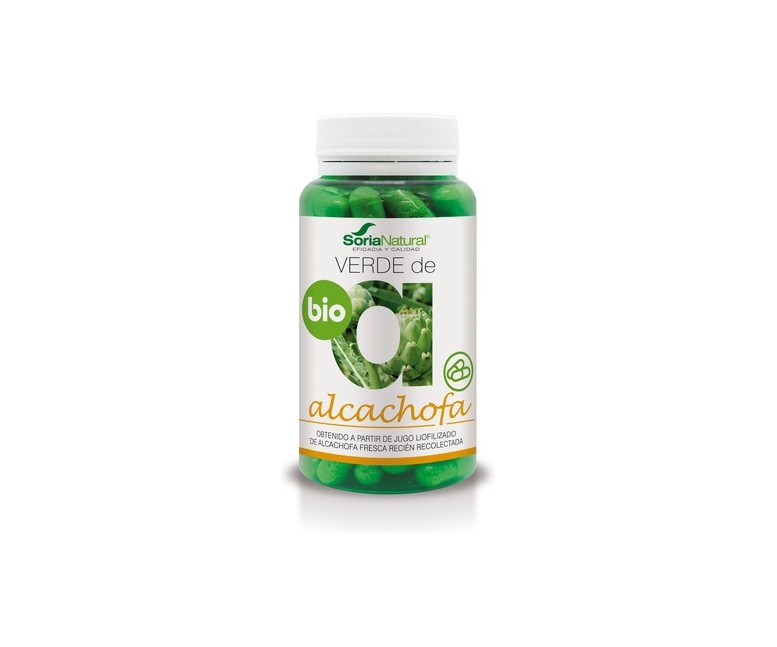 Verde Alcachofa 80 cápsulas de 630mg Soria Natural