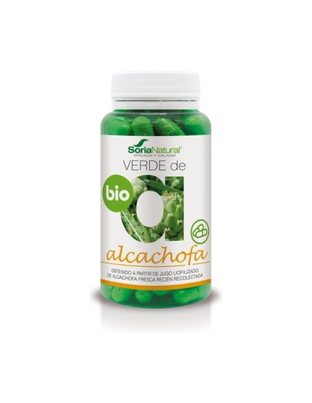 Verde Alcachofa 80 cápsulas de 630mg Soria Natural