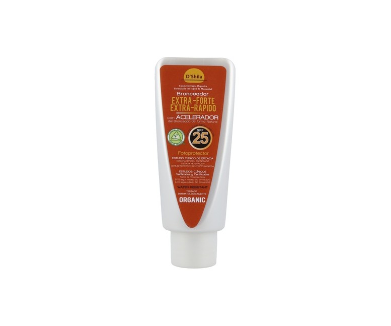 Bronceador extra rápido SPF25 100 ml D'Shila