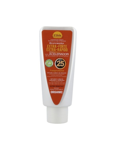 Bronceador extra rápido SPF25 100 ml D'Shila