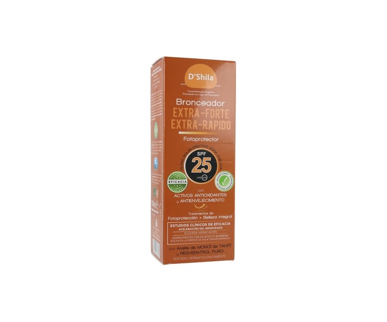 Bronceador extra rápido SPF25 100 ml D'Shila