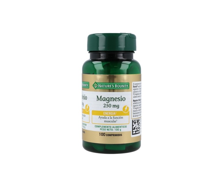 Magnesio 100 comprimidos de 250mg Nature's Bounty