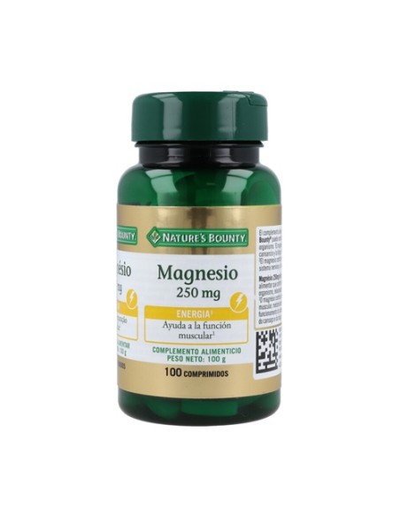 Magnesio 100 comprimidos de 250mg Nature's Bounty