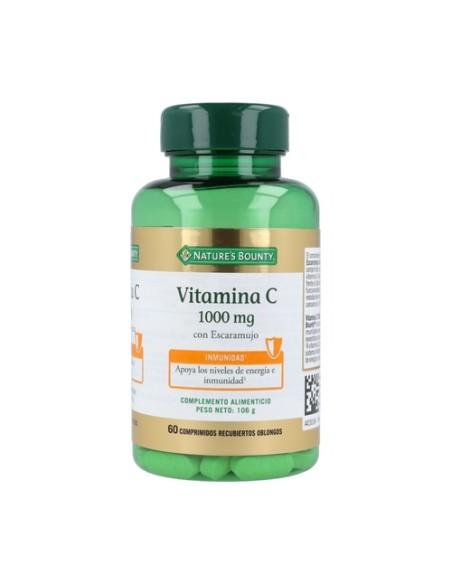 Vitamina C 1000mg con Escaramujo 60 comprimidos Nature's Bounty