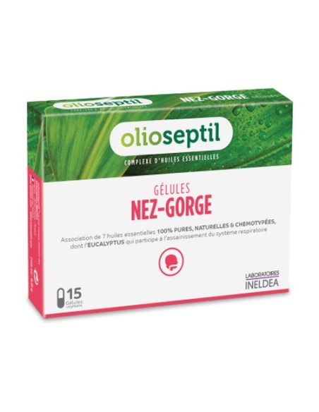 Olioseptil nariz y garganta 15 cápsulas Olioseptil
