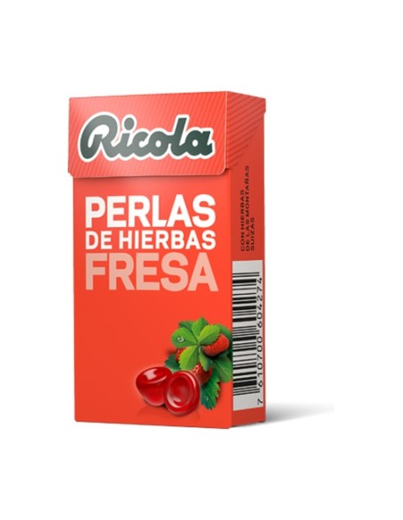 Perlas Ricola de Fresa 25 g Ricola