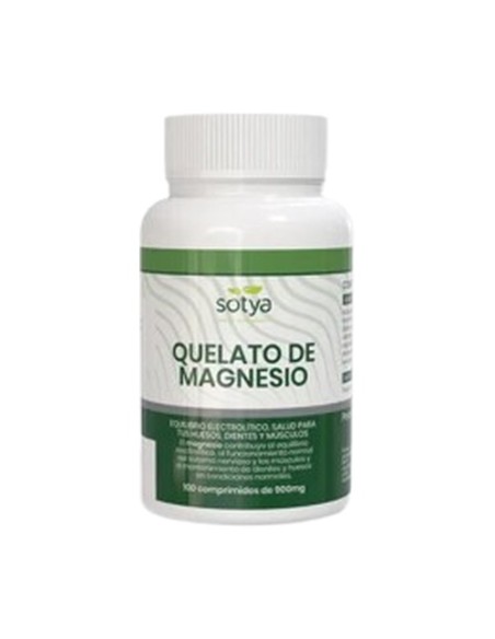 Quelato de Magnesio 100 comprimidos de 900mg Sotya