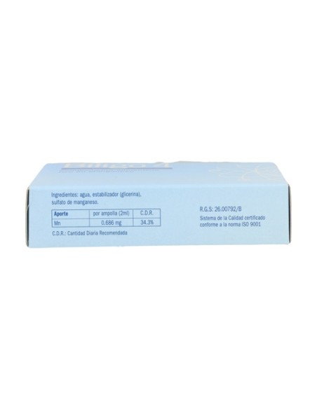 Biligo 4 (Manganeso) - Oligoelemento 20 ampollas de 2ml Plantis