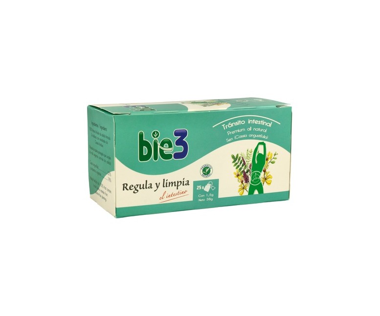 Bie 3 Regula Y Limpia 25 bolsitas infusoras de 1.5g Bio3