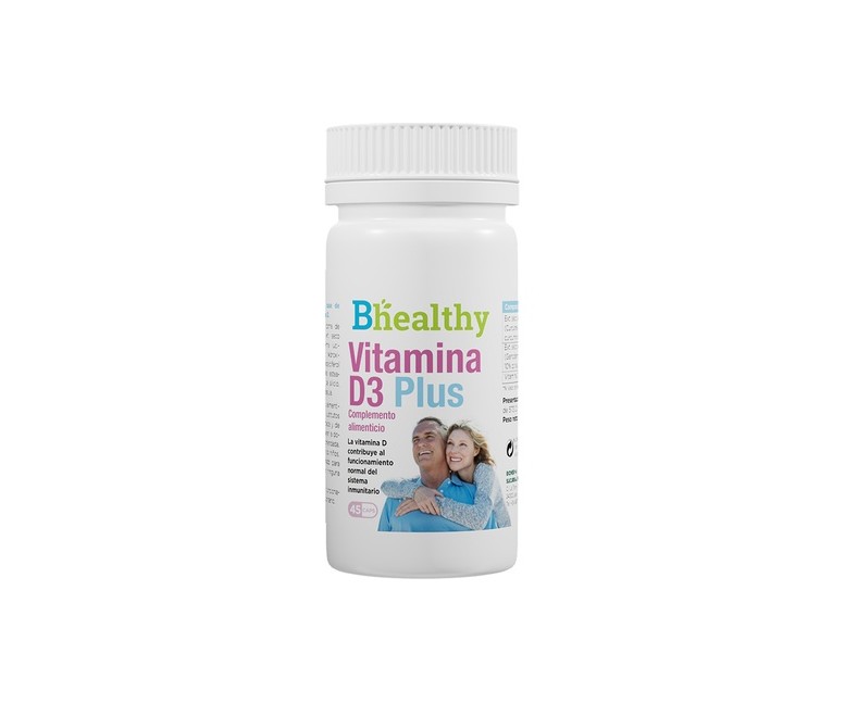 Vitamina d3 plus, sistema inmune 45 cápsulas Bhealthy