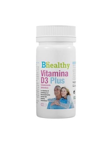 Vitamina d3 plus, sistema inmune 45 cápsulas Bhealthy