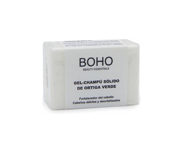 Gel-champú sólido ortiga verde 55 g Boho