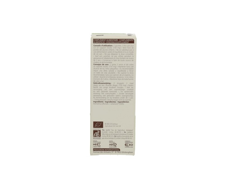 Romero Qt Verbenona Aceite Esencial Bio 5 ml Pranarom