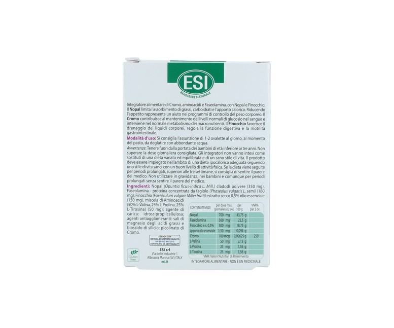 ESI Fit bloquea 24 cápsulas ESI