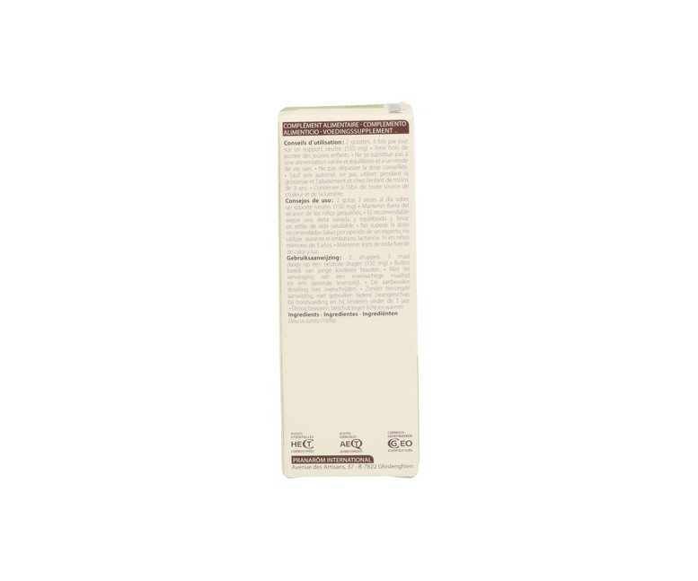 Aceite esencial de Zanahoria 5 ml de aceite esencial Pranarom