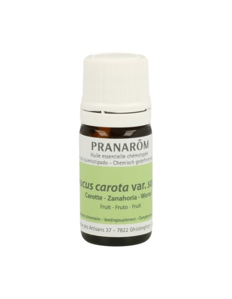 Aceite esencial de Zanahoria 5 ml de aceite esencial Pranarom