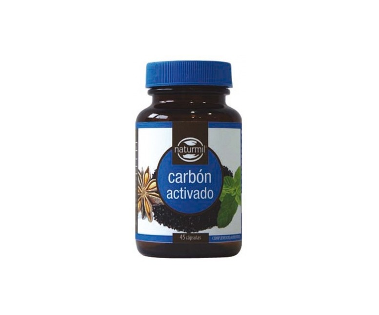 Carbón Activo Compuesto 45 cápsulas Naturmil