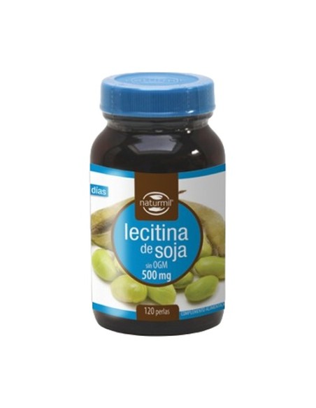 Lecitina de Soja 120 perlas de 500mg Naturmil