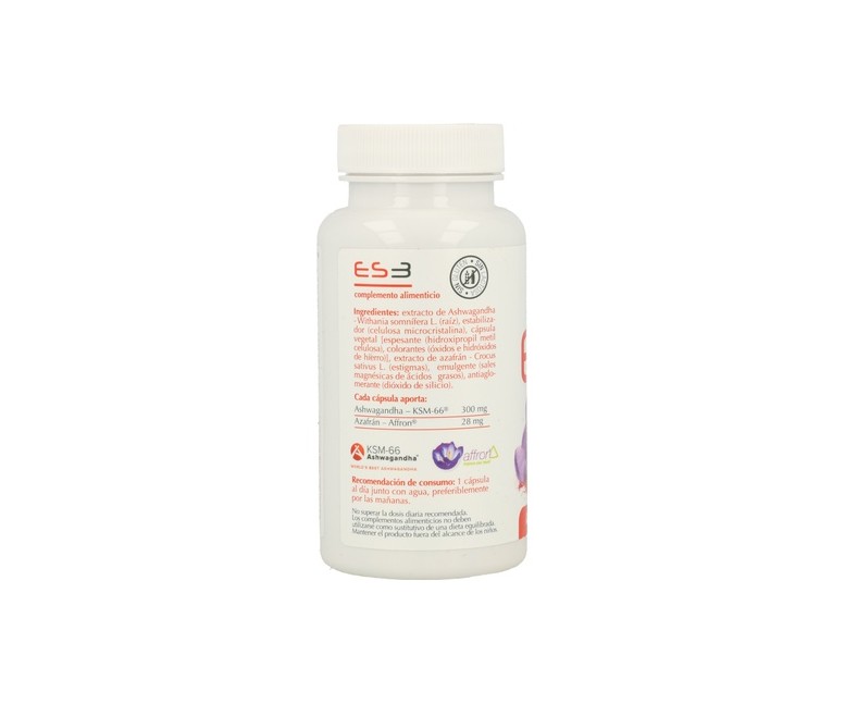 ES3 (Azafrán y Ashwagandha) 30 cápsulas Plantis
