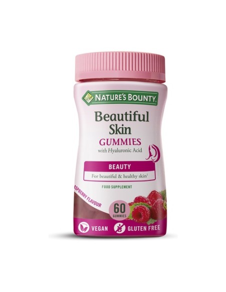 Beautiful Skin Gummies con Ácido Hialurónico 60 gominolas Nature's Bounty