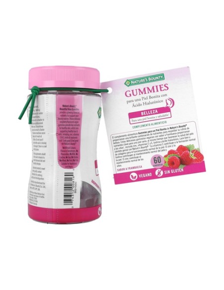 Beautiful Skin Gummies con Ácido Hialurónico 60 gominolas Nature's Bounty