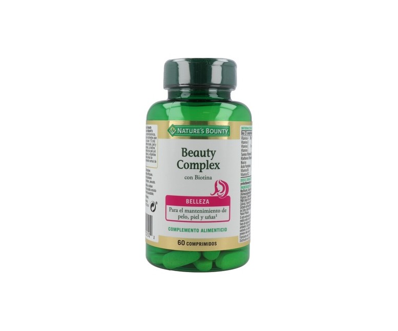 Beauty Complex Con Biotina 60 comprimidos Nature's Bounty