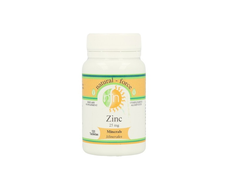 Zinc 100 comprimidos de 25mg Nutri-Force